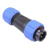3 Pin Waterproof W13 Male Plug Cable Connector IP68