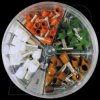 Assortment of insulated 4.0 - 16mm² ferrules