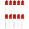 Dioda LED 5mm Czerwona 10 Sztuk Zestaw