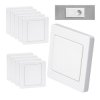 10x Maskownica Gniazda 85x85mm Zaślepka do Gniazdek z Ramką Biała Ochronna