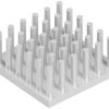 Fischer Elektronik 10127689 ICKS 22 x 22 x 10 Radiator pinowy (D x S x W) 22 x 22 x 10 mm