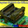 Adapter SOP44 do programatora Willem
