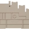 End/Intermediate plate for terminal block, 1906980000