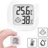 Termometr z higrometrem biały mini LCD pokojowy