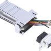 Adapter D-sub z typu D-Sub z 9 stykami na rodzaj Żeński z rodzaju Żeński na typ RJ45