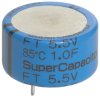 Superkondensator 0.1F 5.5V dc 11.5mm THT