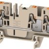 Through terminal block, push-in connection, 4.0 mm², 32 A, 8 kV, dark beige, 2674810000