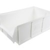 Pojemnik do przechowywania głębokość 510mm szerokość 315mm wysokość 200mm Biały PP RS PRO