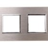 Dante Ramka Podwójna Aluminium Anodowane Inox 4541282