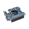 Zasilanie przez Ethernet HAT dla Raspberry Pi 5 / CM 5 POE Wysoka moc wbudowanego wentylatora chłodzącego z metalowym radiatorem
