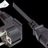 P0130-S050 power cord type E+F CEE 7/7 to C13 , black, 1,00 mm², 5 m