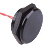 PBAM1AF2002 APEM Black Momentary NO 30mm Piezo Switch Prewired IP68