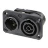 Neutrik NAC3PX-TOP PowerCon TRUE1 Male and Female Chassis Connector