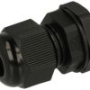 Dławnica; DP9/H BK; poliamid; IP68; czarny; PG9; 4,5÷7mm; 15,3mm; z gwintem PG; Ergom; RoHS