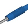 2 mm plug, solder connection, 0.5 mm², CAT O, blue, 938420102