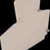 1059100000 End plate Klippon® Connect, W-Series beige