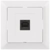 PREMIUM Gniazdo komputerowe RJ45 kat.5e krone LSA+ białe GTP - 12 Pr