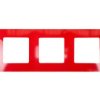 Niloe Ramka Potrójna Czerwony Tworzywo Poziomy I Pionowy Potrójna 665023