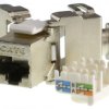 Moduł keystone RJ45 FTP kat.6 ekranowany beznarzędziowy