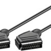 Kabel Łączący Scart, Niklowany, O 7 Mm - Długość Kabla 2 M