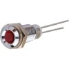 Socket, metal, silver, for LED 3 mm, M.3030
