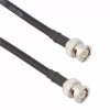 Coaxial cable, BNC plug (straight) to BNC plug (straight), 50 Ω, LMR 240, grommet black, 914 mm, 115101-22-36.00