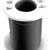 AWG18PTFE-30C Drut w izolacji teflonowej PTFE, średnica: 1.024 mm czarny, rolka 30.5m (100ft)