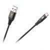 Kabel USB - USB typu C REBEL 200 cm czarny