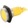 Signal Construct SMFP30H1249 30mm 24-28VAC/DC IP67 Yellow LED Indicator Lamp