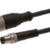 Kabel połączeniowy gniazdo proste M12 wtyk prosty M8 3 pin 5m VK500F64