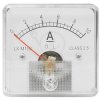 Amperomierz analog n/t 10A DC 5x5cm + bocznik
