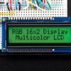 Adafruit RGB backlight positive LCD 16x2 + extras