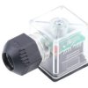 Złącze solenoidalne DIN 43650 121207 DIN 43650 typ A 2+E 24 V Żeńskie Podświetlenie wskaźnika dławnica PG9 Szyna DIN