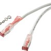 kabel LAN Renkforce RF-4533112, 1 szt., RJ45, CAT 6a, S/FTP, 3.00 m, szary