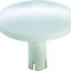 Plunger, round, Ø 11.5 mm, (L x H) 9.95 x 11.5 mm, white, for short-stroke pushbutton, 5.46.001.148/0200