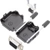 encitech 6355-0001-11 Zestaw listew żeńskich D-Sub DPPK09-BK-DBS-K, rzędy: 2, styki: 9, 180 °, 1 zest.