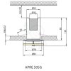 APRE 50SG mosiądz R50 40W Brilum