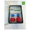 Metalowa Rozdzielnica Ścienna Z Miernikiem Mocy Lcd Ip54 Cee 32A 16A 2X230v...
