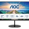 AOC U27V4EA Monitor EEK F (A - G) 68.6 cm (27 cal) 3840 x 2160 px 16:9 4 ms HDMI, DisplayPort, gniazdo słuchawkowe LCD (