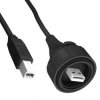 Kabel USB Złącze A USB A Złącze B USB B dł. 3m Przewód USB USB 2.0 kolor: Czarny