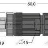 Turck 100002535 Złącze niekonfekcjonowane czujnika/aktuatora FW-ERSPM0526-SA-P-0408, 1 szt.