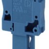 Plug, spring balancer connection, 0.08-6.0 mm², 1 pole, 32 A, 8 kV, blue, 3042764