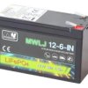 Akumulator LiFePO4 12,8V 6Ah MWLJ 12-6-IN