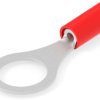 Insulated ring cable lug, 0.3-1.42 mm², AWG 22 to 16, 9.91 mm, red, 320573