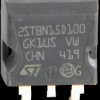 2STBN15D100 Darlington transistor, NPN, 100V, 12A, 70W, D2PAK