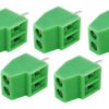 Opencircuit Print terminal blocks 2 pole green - 2.54mm pitch - 5 pieces
