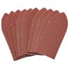Draper 99262 Pack of Ten 120 Grit Hook & Loop Alu Oxide Sanding Sheets (32x92mm)