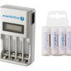 ładowarka everActive NC-450 + 4 x R6/AA Panasonic Eneloop 2000(box)