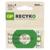 OUTLET 4 x akumulatorki AAA / R03 Ni-MH GP ReCyko 950mAh