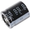 Kondensator 220μF 450V dc Zatrzaskowy Nichicon roztaw: 10mm 30 (Dia.) x 35mm